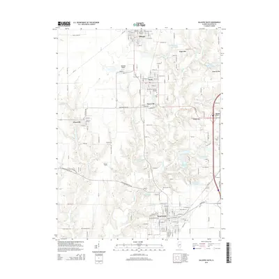 2015 Map of Gillespie South, 2015 Print