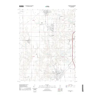 2018 Map of Gillespie South, 2018 Print