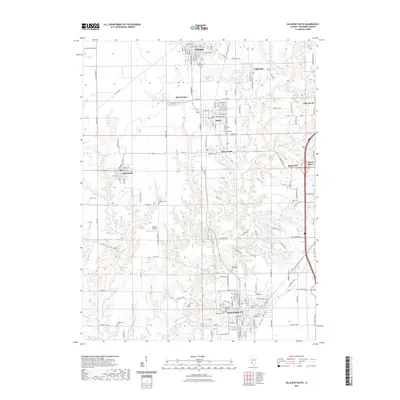 2021 Map of Gillespie South, 2021 Print