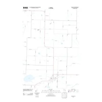 2013 Map of Gillett, 2013 Print