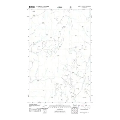 2011 Map of Gillette Mountain, 2011 Print