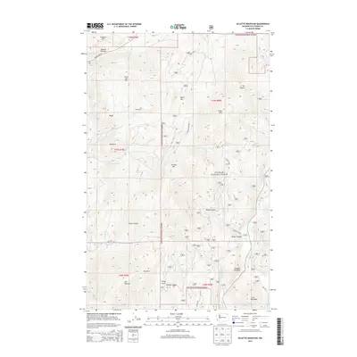 2014 Map of Gillette Mountain, 2014 Print