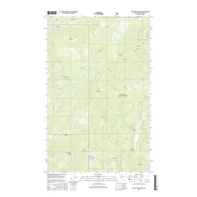 2017 Map of Gillette Mountain, 2017 Print