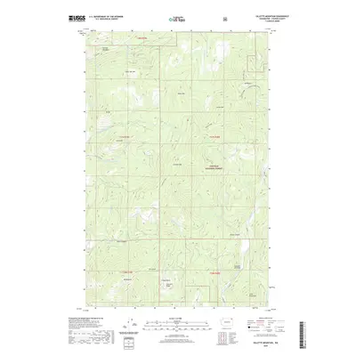 2020 Map of Gillette Mountain, 2020 Print