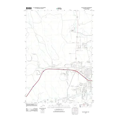 2012 Map of Gillette West, 2012 Print