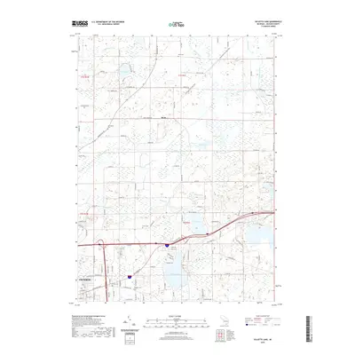 2019 Map of Gilletts Lake, 2019 Print