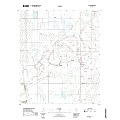 2018 Map of Gilleyville, 2018 Print