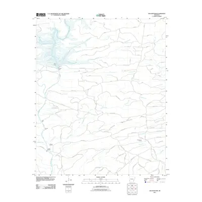2011 Map of Gillham Dam, 2011 Print