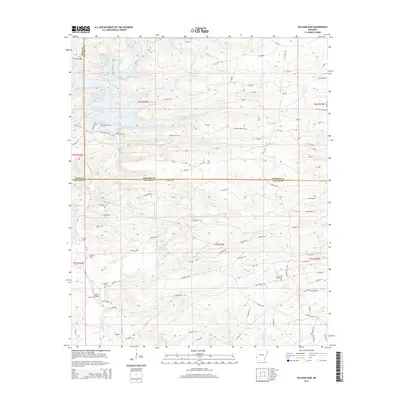 2014 Map of Gillham Dam, 2014 Print