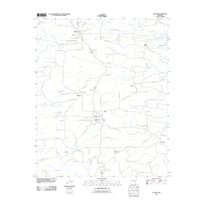 2011 Map of Gillham, 2011 Print