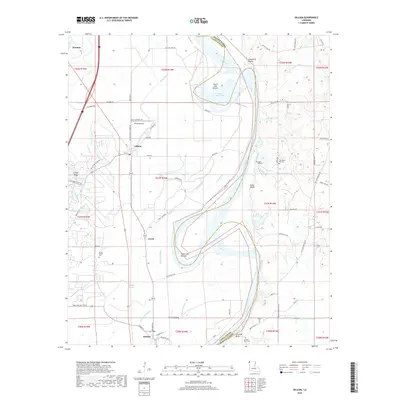 2018 Map of Gilliam, 2018 Print