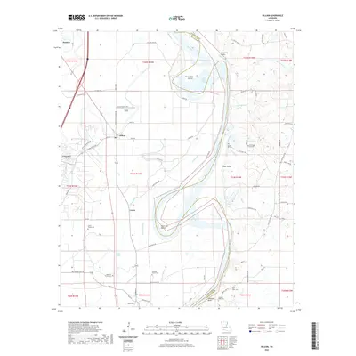 2020 Map of Gilliam, 2020 Print