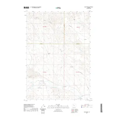 2021 Map of Gillies Draw, 2021 Print