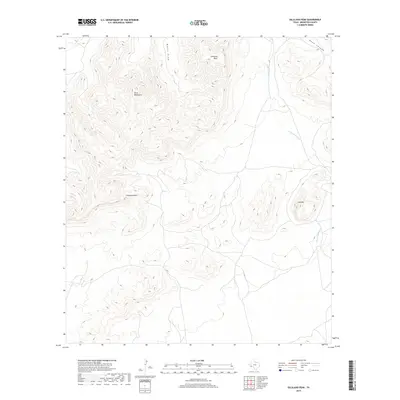 2019 Map of Gilliland Peak, 2019 Print