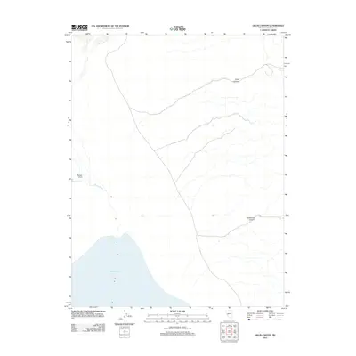 2011 Map of Gillis Canyon, 2011 Print