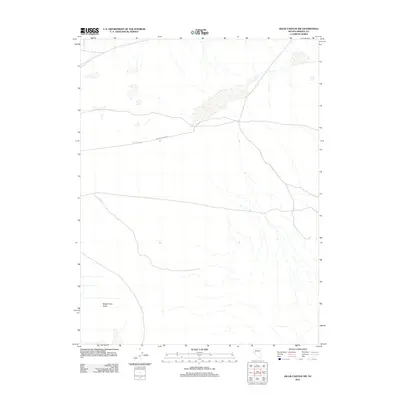 2011 Map of Gillis Canyon NW, 2011 Print
