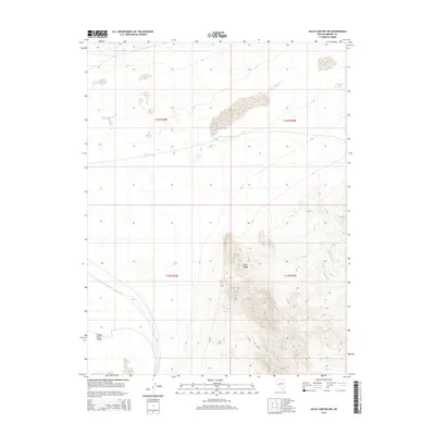 2014 Map of Gillis Canyon NW, 2014 Print