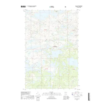 2019 Map of Gillis Lake, 2019 Print