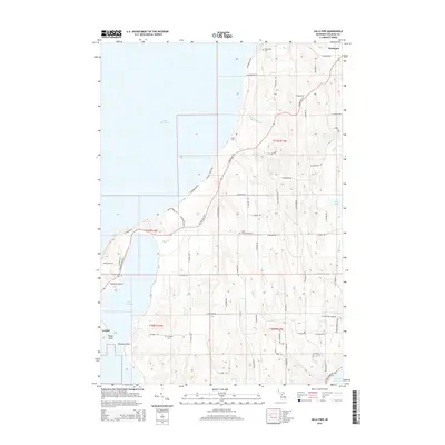 2014 Map of Gills Pier, 2014 Print
