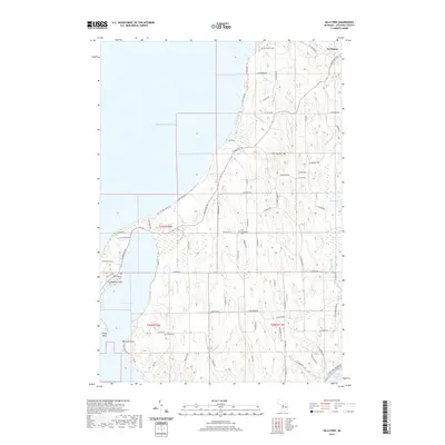 2019 Map of Gills Pier, 2019 Print