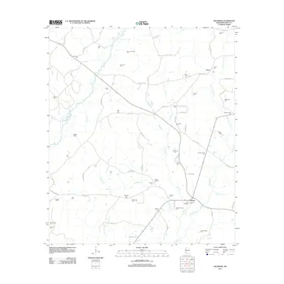 2012 Map of Gillsburg, 2012 Print