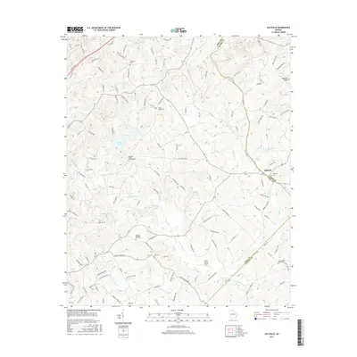 2017 Map of Gillsville, 2017 Print