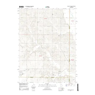 2014 Map of Gilman City East, 2014 Print