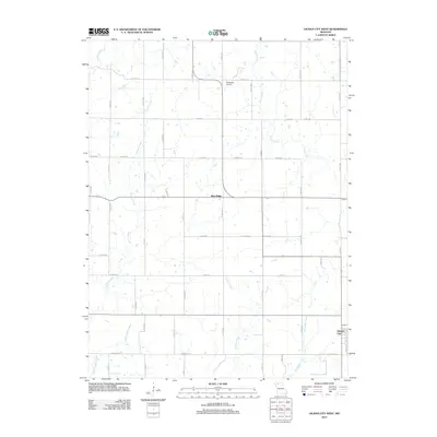 2012 Map of Gilman City West, 2012 Print