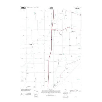 2013 Map of Gilman, 2013 Print