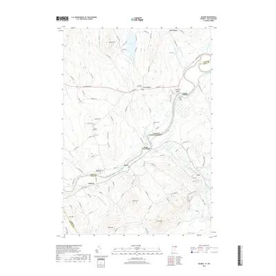 2018 Map of Gilman, 2018 Print
