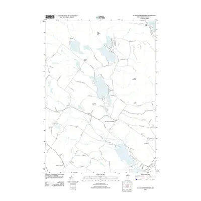 2012 Map of Gilmanton Ironworks, 2012 Print