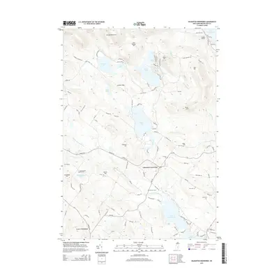 2015 Map of Gilmanton Ironworks, 2015 Print