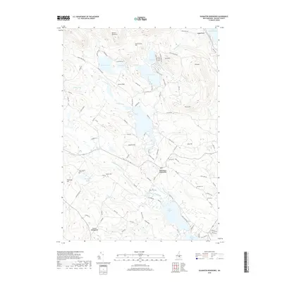 2018 Map of Gilmanton Ironworks, 2018 Print