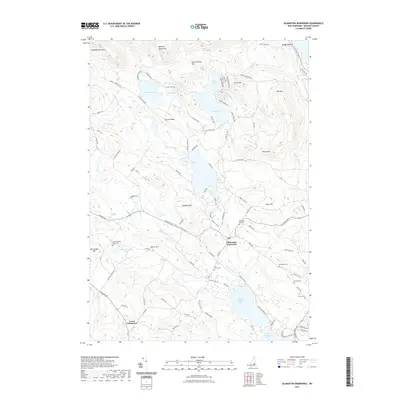 2021 Map of Gilmanton Ironworks, 2021 Print