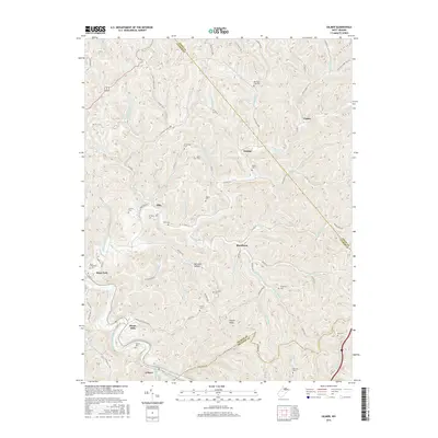 2016 Map of Gilmer, 2016 Print