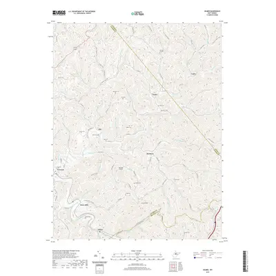 2019 Map of Gilmer, 2019 Print