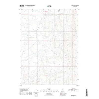 2018 Map of Gilmer Ranch, 2018 Print