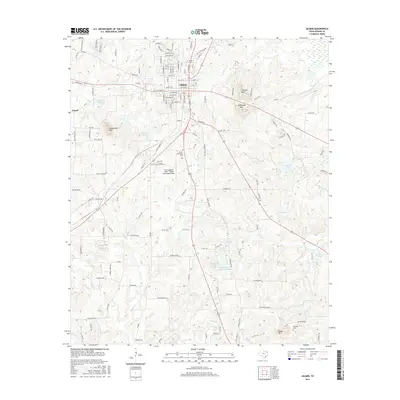 2016 Map of Gilmer, 2016 Print