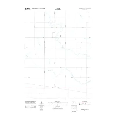 2013 Map of Gilmore City SW, 2013 Print