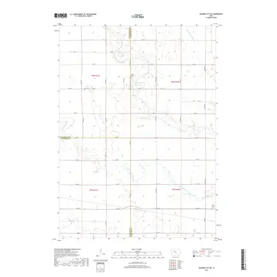 2018 Map of Gilmore City SW, 2018 Print