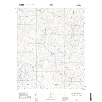 2018 Map of Gilmore, 2018 Print