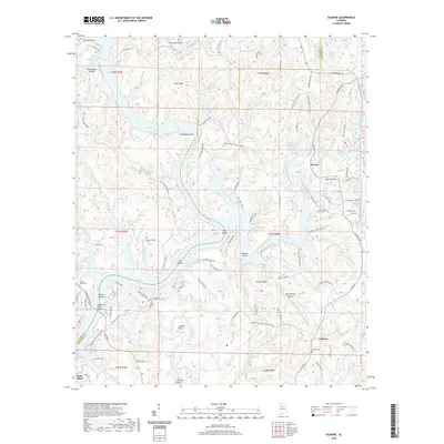 2020 Map of Gilmore, 2020 Print