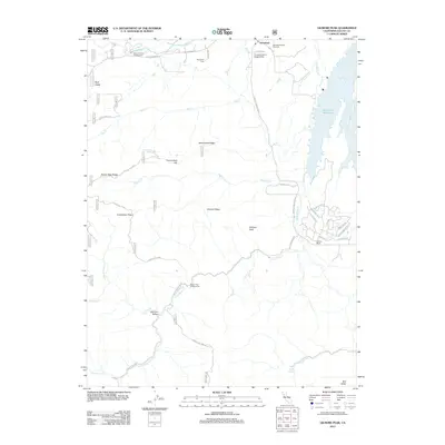 2012 Map of Gilmore Peak, 2012 Print