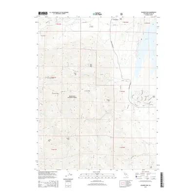 2015 Map of Gilmore Peak, 2015 Print