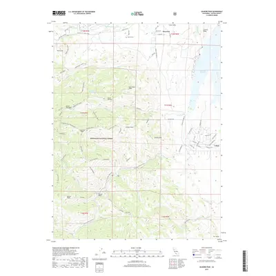 2018 Map of Gilmore Peak, 2018 Print