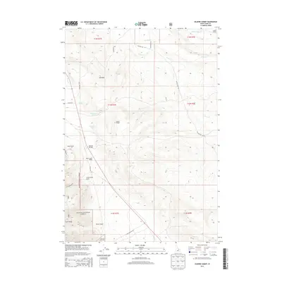 2013 Map of Gilmore Summit, 2013 Print