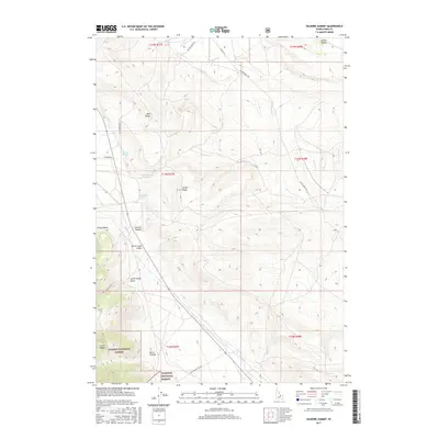 2017 Map of Gilmore Summit, 2017 Print