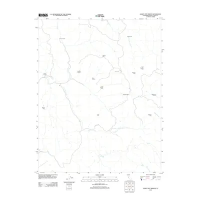 2012 Map of Gilroy Hot Springs, 2012 Print