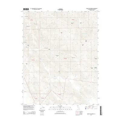 2015 Map of Gilroy Hot Springs, 2015 Print