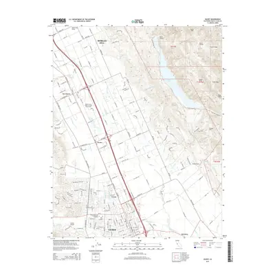 2015 Map of Gilroy, 2015 Print